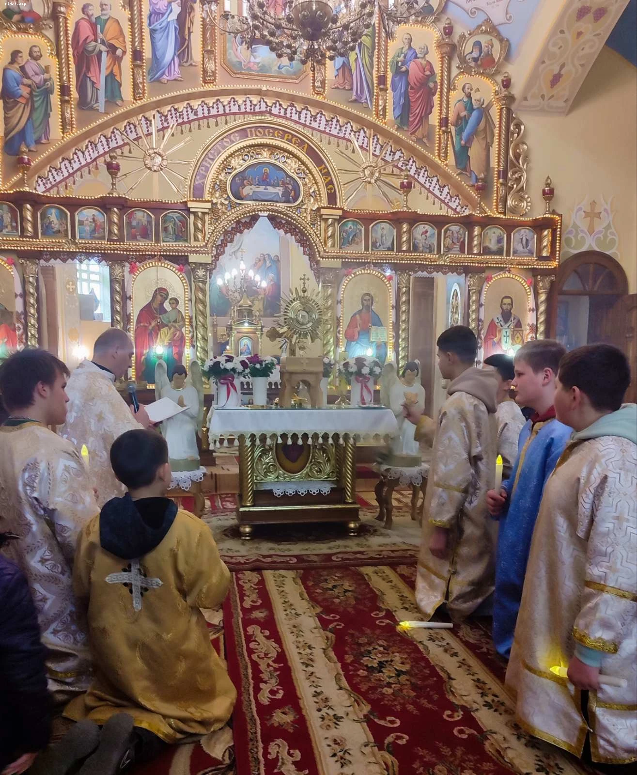 Sunset in the mountains