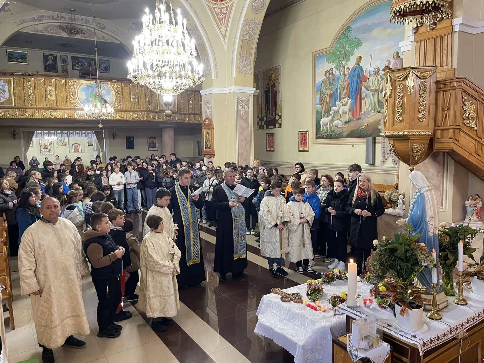 Sunset in the mountains